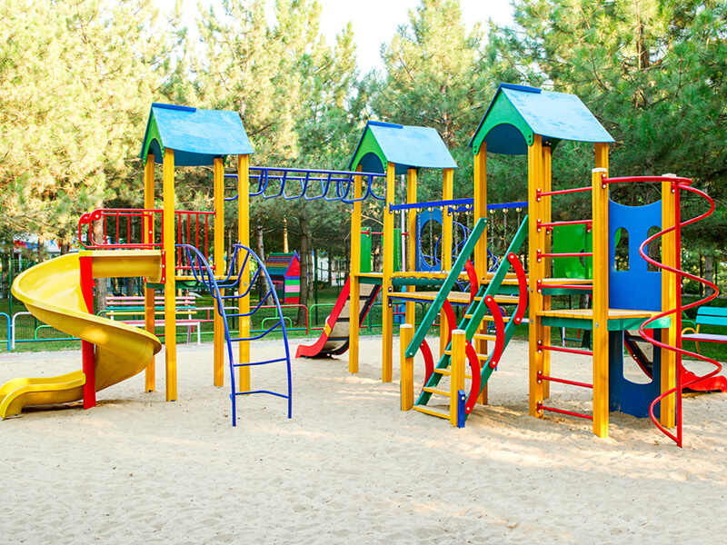 Colorful playground for children